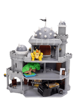 Super Mario - The Super Mario Galaxy Movie - Deluxe Bowser Castle Playset With 1.5” Bowser Figure - Veiksmo figūrėlės - Pilka