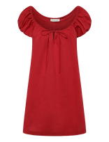 Faithfull The Brand - Marblau Mini Dress - Trumpa suknelė - Raudona