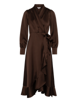 Love Lolina - Iza Midi Dress - Iki kelių ir midi suknelės - Ruda