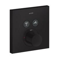 Vonios / dušo maišytuvas Axor ShowerSelect potinkinis su termostatu, matinė juoda, 36715670