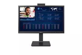 LG 24CQ651I-6P Viskas-viename plonas klientas 24 colių Full HD Intel Celeron J4105 4GB DDR4 16GB HDD Wi-Fi 4 Baltas