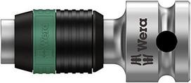 Wera Zyklop-Verbindungsteil 8784 B1, 3/8, Adapteris - chrom/juodas, for 1/4 Sechskant-Bits