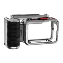 Titano išplečiamas narvas su rankena ir papildomais Puluz jungtimis DJI Osmo Action 6 – universalus priedas