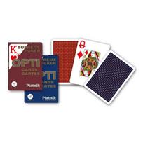 Piatnik Opti Supreme Jumbo Index Pokerio kortos 2 vnt. (raudonos ir mėlynos)
