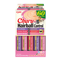 Churu Hairball kreminis skanėstas su vištiena katėms, 60 vnt.