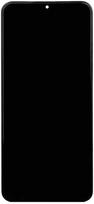 LCD ekranas + jutiklinis blokas + priekinis dangtelis Samsung A236 Galaxy A23 5G Juodas (servisų paketas)