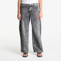 Jeansy Karl Lagerfeld Jeans Lr Wide Leg Denim Acid Dark Grey - Dydis W28/L30 (B3W100701BR Kelnės)