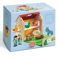 DJECO Wooden Farm žaislų rinkinys iš medienos 18m+ 11 vnt.