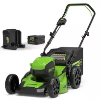 Stumdoma vejapjovė 60V 46cm gd60lm46hpk4 (su 4Ah akumuliatoriumi ir krovikliu), Greenworks