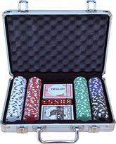 Pokerio rinkinys Buffalo lagaminėlyje su 200 žetonų