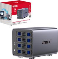Kieszeń Unitek  RAID do dysku SATA 2.5''/3.5'' 8 trybów 80TB USB-C | S1301AGY01-EU | 4894160058096