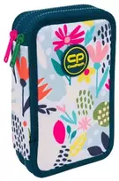 Forminis dviejų skyrių penalas su priedais CoolPack Jumper 2 Sunny Day