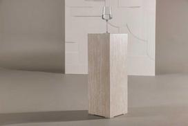 Venture Design Šoninis stalas, Ramsvik, 23x65 cm, Bežinis
