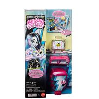 Lėlė su priedais Mattel Monster High Self-Scare Secrets Frankie Stein JMG73, 29 cm, mėlyna sp.