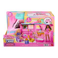 Automobilis lėlei Mattel Barbie Dream Land Road Trip Camper, rožinė sp.