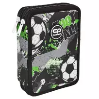 Forminis dviejų skyrių penalas su priedais CoolPack Jumper XL Let's Gol
