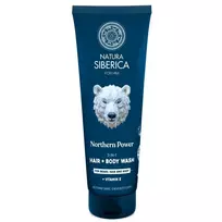 NATURA SIBERICA_3-in-1 gelinis šampūnas vyrams, skirtas plaukams, barzdai ir kūnui, 200 ml