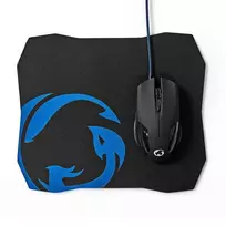 Nedis GMMP110BK Gaming Mouse And Mouse Pad Set- With cord