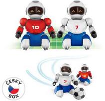 MaDe 00925 - „Zigybot“ nuotolinio valdymo robotas futbolas, 2 vnt. + 2 vartai, 36 x 24 cm