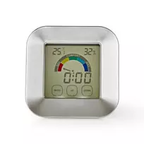 Nedis KATR105SI Digital Thermometer Indoor | Indoor Temperature | Indoor Humidity