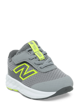 New Balance - New Balance Freshfoam 520 V9 Kids Hook & Loop - Bėgimo-treniruočių bateliai - Pilka
