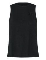 Hummel - Hmlsoft Open Back W Top - Sportinė palaidinė be rankovių - Juoda