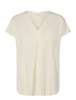 Nümph - Nutilia Ss Blouse - Marškinėliai trumpomis rankovėmis - Kreminė spalva