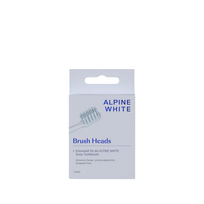 ALPINE WHITE Sonic Toothbrush Replacement Heads keičiamos dantų šepetėlio galvutės, 2 vnt.