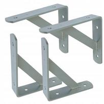 Metaliniai lentynų laikikliai, 120 kg, 125x150x30 mm, 4 vnt.