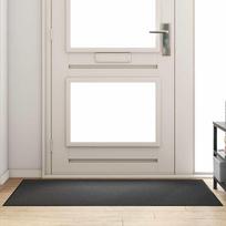Durų kilimėlis Antracito ir juoda 90 x 150 cm 100% poliamidas