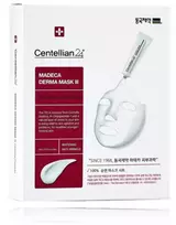 Centellian24 Madeca Derma Mask III Intensive Formula Pack intensyvaus poveikio kaukė pavargusiai / pažeistai / sudirgusiai veido odai, 10 x 25 ml