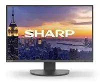 Monitorius SHARP MT 24" MultiSync EA242W-BK, IPS TFT, 1920x1200, 300 nitų, 1000:1, 6ms, DP, DVI-D, HDMI, USB, Repro, Juoda