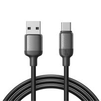 Usb-a – Usb-c Laidas „lively Series“ 3a, 1,2 M – Juodas