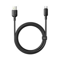 Usb-a – Usb-c Laidas „silky“ 3a, 1 M – Juodas