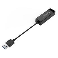 Išorinė Usb-a – Rj45 Tinklo Plokštė, 10/100/1000Mbps – Juoda