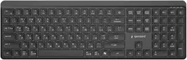 Gembird KB-WPS-03-CYRL Dual-mode pro-business slim Belaidė klaviatūra, 2.4G+BT, RU išdėstymas