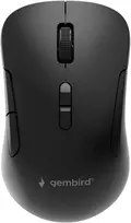 Gembird MUSW2-7B-01 Dual-mode belaidė pelė (2.4G + BT), 1600 DPI, 7-button, juodas