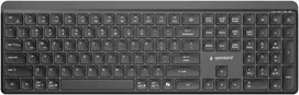Gembird KB-WPS-03 Dual-mode pro-business slim Belaidė klaviatūra, 2.4G+BT, US išdėstymas