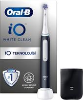 Oral-B iO White Clean Electric toothbrush, Black/White | Oral-B