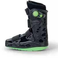 Reha Fund Short Ankle-Foot Orthosis "AIR WALKER DUO" SHORT O-1185/M REHAFUND, Juodas