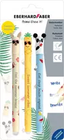Faber-Castell EFA gelinis volelis „Erase It Animal“ – 3 vnt. vasaros spalvų – BC (582184)