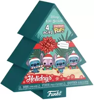 Funko Pop! - Raktų pakabukų 4 vnt. pakuotė, siūlių formos medžio dėžutė (86092)