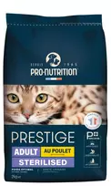 Pro-Nutrition Prestige sterilised adult chicken  sausas maistas sterilizuotoms katėms su vištiena 10kg
