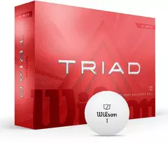 Wilson – 2025 Triad golfo kamuoliukai – balti – 12 vnt. pakuotėje