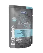 DR. CLAUDER'S drėgnas maistas katėms su silke, krevetėmis ir chia sėklomis 85g