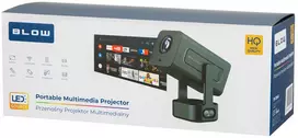 Projektorius - BLOW Nešiojamas 1280x720 LED, Wi-Fi, Bluetooth, 40-120" Juodas