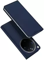 Dėklas DUX DUCIS wallet case SKIN PRO for OPPO FIND X9 Ultra mėlynas