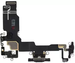 OEM įkrovimo lankstus USB įkroviklis IPHONE 15 juodas (ištrauktas)