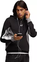 Puma Džemperis Vyrams Ess Block Hoodie Juodas Pilkas 692597 01