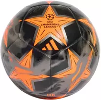 Futbolo kamuolys adidas UCL Club 26/27 League Stage juoda-sidabrinė ir-oranžinė KE9762 (4)